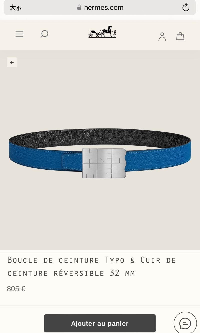 Hermes Belts